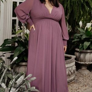 Baltic Born Olivia Maxi Dress | Vintage Plum Size 1XL1XL